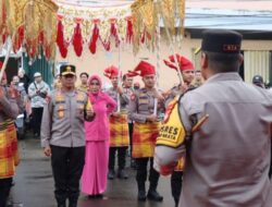 AKBP RTS Simanjuntak Sambut Kedatangan Kapolda Sulsel Irjen Pol Andi Rian R Djajadi Di Mapolres Gowa