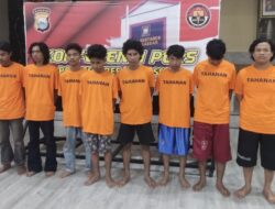 Anarkis Saat Unras, Satreskrim Polrestabes Makassar Amankan 8 Mahasiswa, II Orang DPO
