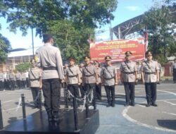 Kapolres Pangkep AKBP Ary Kartika Bhakti S. Ik, Pimpin Sertijab Perwira Polres Pangkep