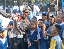 Tekan Lakalantas Kalangan Pelajar, Kasatlantas Polres Pelabuhan Edukasi SMP 7 Serta SMA 4