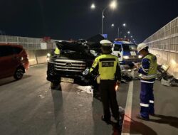Land Cruiser Owner Pallubasa Serigala Remuk Hantam Kontainer, Ini Pesan Dirlantas Polda Sulsel