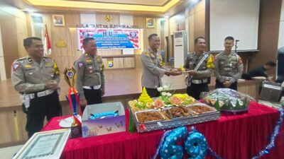 AKBP. Syafi’i Nafsikin S. Ik, Rayakan HUT Lantas Bhayangkara Ke 69 Bersama Polisi Cilik