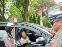 Pamin STNK Maros Pimpin Razia Penertiban Wajib Pajak, Puluhan Kendaraan Terjaring