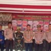 Kasatlantas Polres Wajo Serta Wakil Ketua DPRD Provinsi Sulsel Kunjungi Pos PAM Nataru