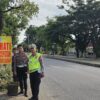 Di Titik Luka Jalanan, Polres Pangkep Dirikan Peringatan Keselamatan