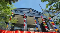 Gedung Pengadilan Negeri Jakarta Pusat, Jakarta. Tiga terdakwa dugaan korupsi pembiayaan proyek pengadaan batu bara PT PPA menjalani sidang perdana di Pengadilan Tipikor Jakarta, Rabu (19/8/2026).