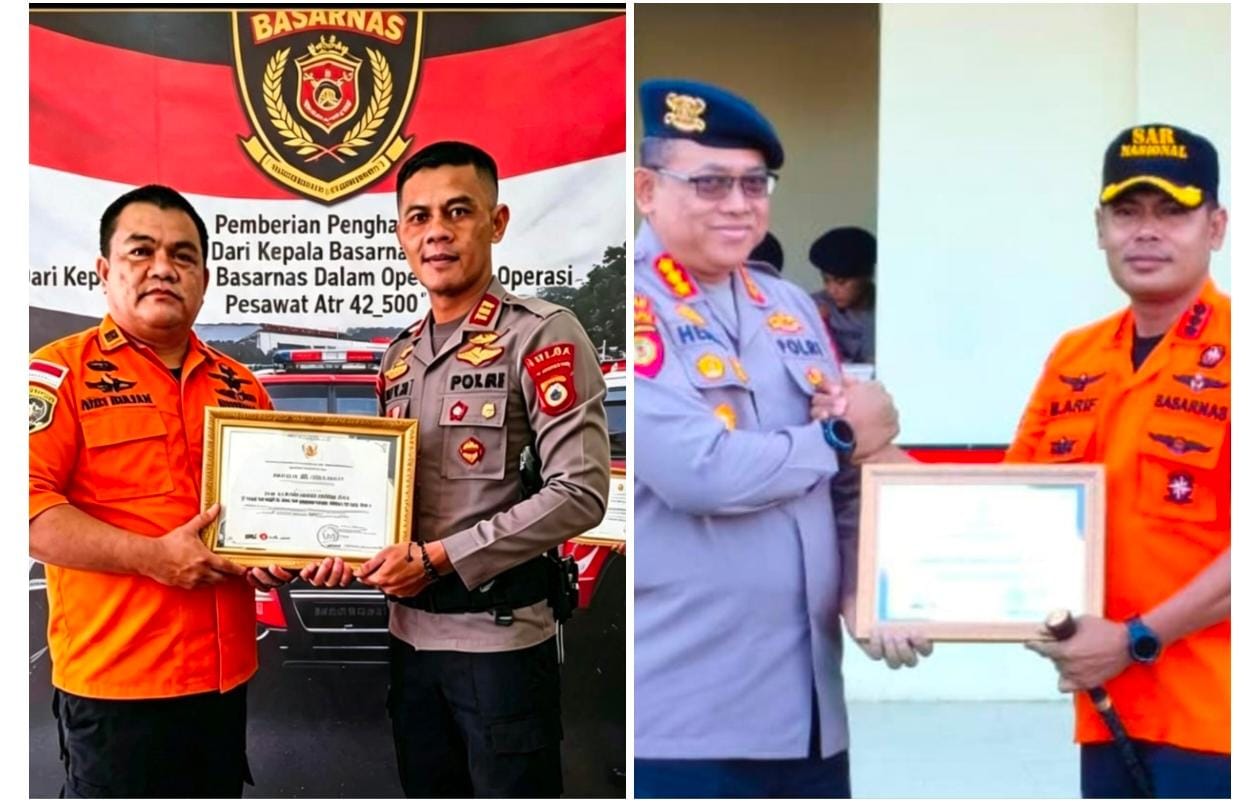 Penyerahan penghargaan kepada Dir Samapta Polda Sulsel, Kombes Pol, Hery Sasangka, S.I.K.