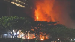 Salah satu dari 4 kejadian terbakar yakni, Mal Nipah.