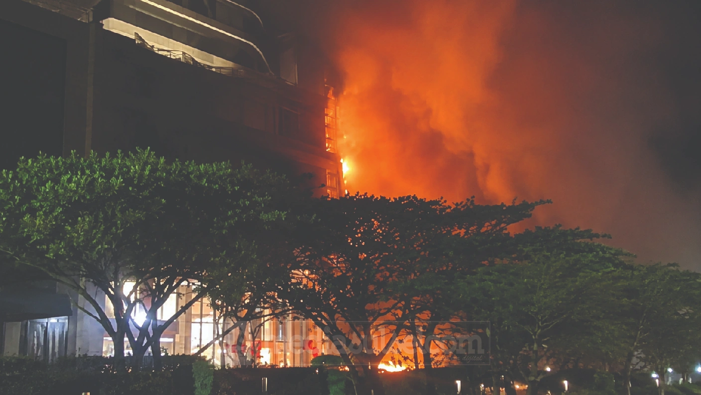 Salah satu dari 4 kejadian terbakar yakni, Mal Nipah.