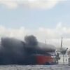 KMP Putri Yasmin Terbakar di Selat Lombok, 212 Orang Berhasil Dievakuasi