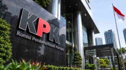 Ilustrasi Gedung KPK sedang melakukan pemeriksaan terkait kasus dugaan korupsi pengurusan HGB ATR/BPN.