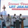 Prabowo Resmikan LRT Kelapa Gading-Manggarai, Transportasi Jakarta Makin Terintegrasi