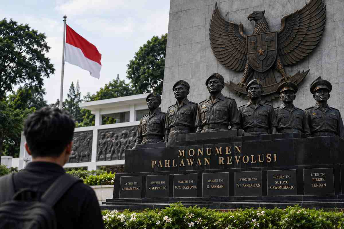 Ilustrasi sejarah peristiwa 30 September 1965 di Indonesia