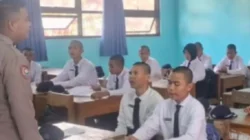 Personil polres kepuluan seribu.