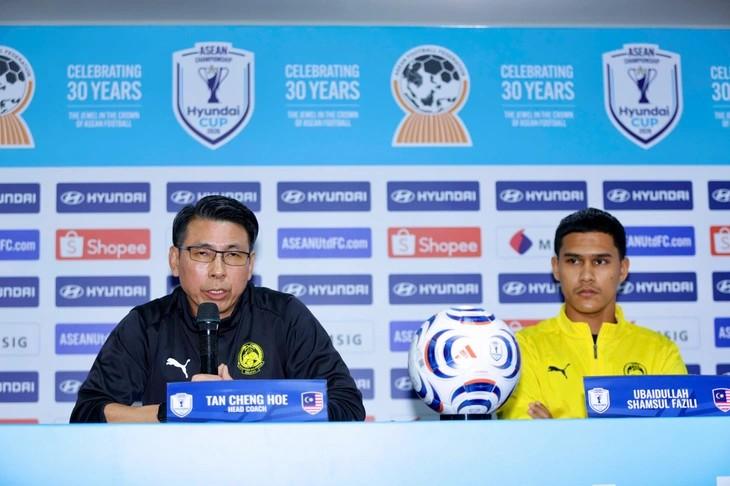 Tan Cheng Hoe memberikan keterangan setelah Malaysia bermain imbang 0-0 melawan Indonesia.