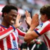 Atletico Menang Derby Madrid 2-1, Kartu Merah Huijsen Jadi Titik Balik