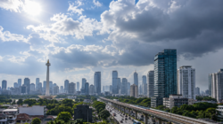 Cuaca Jakarta hari ini berpotensi hujan ringan dan suhu mencapai 35 derajat Celsius.