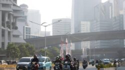 Udara Jakarta Tidak Sehat Jumat Pagi.