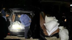 Polres Belitung mengamankan 97 karung diduga berisi pasir timah bersama empat unit mobil dalam pengungkapan dugaan penyelundupan.