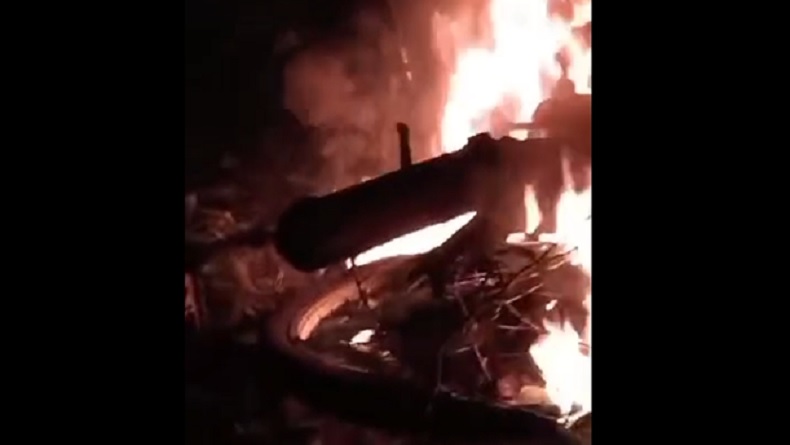 Kecelakaan Maut di Labuhanbatu Tewaskan Empat Orang, Dua Motor Terbakar
