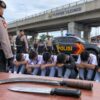 Sembilan Pelajar Ditangkap Usai Tawuran di Flyover, Dua Sajam Disita