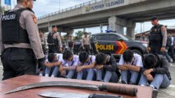 Sembilan Pelajar Ditangkap Usai Tawuran di Flyover, Dua Sajam Disita
