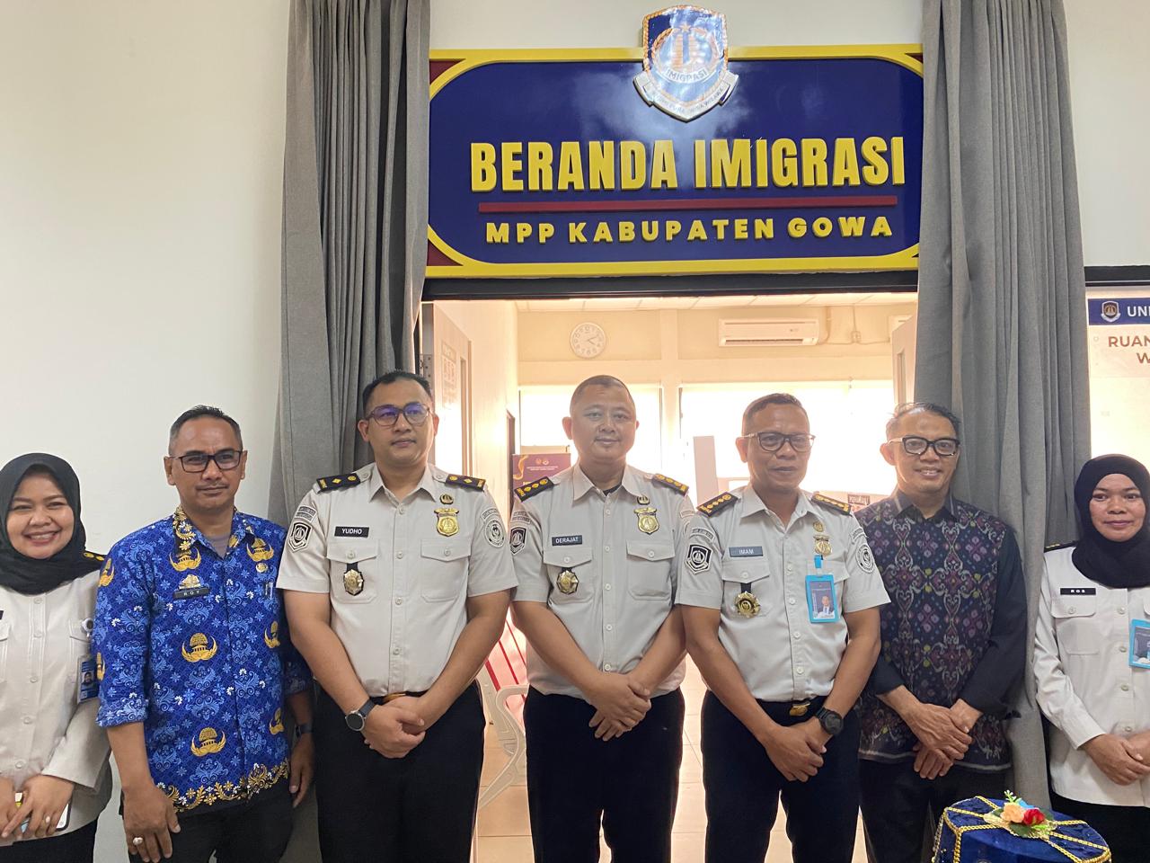 Launching Beranda Imigrasi di MPP Gowa.