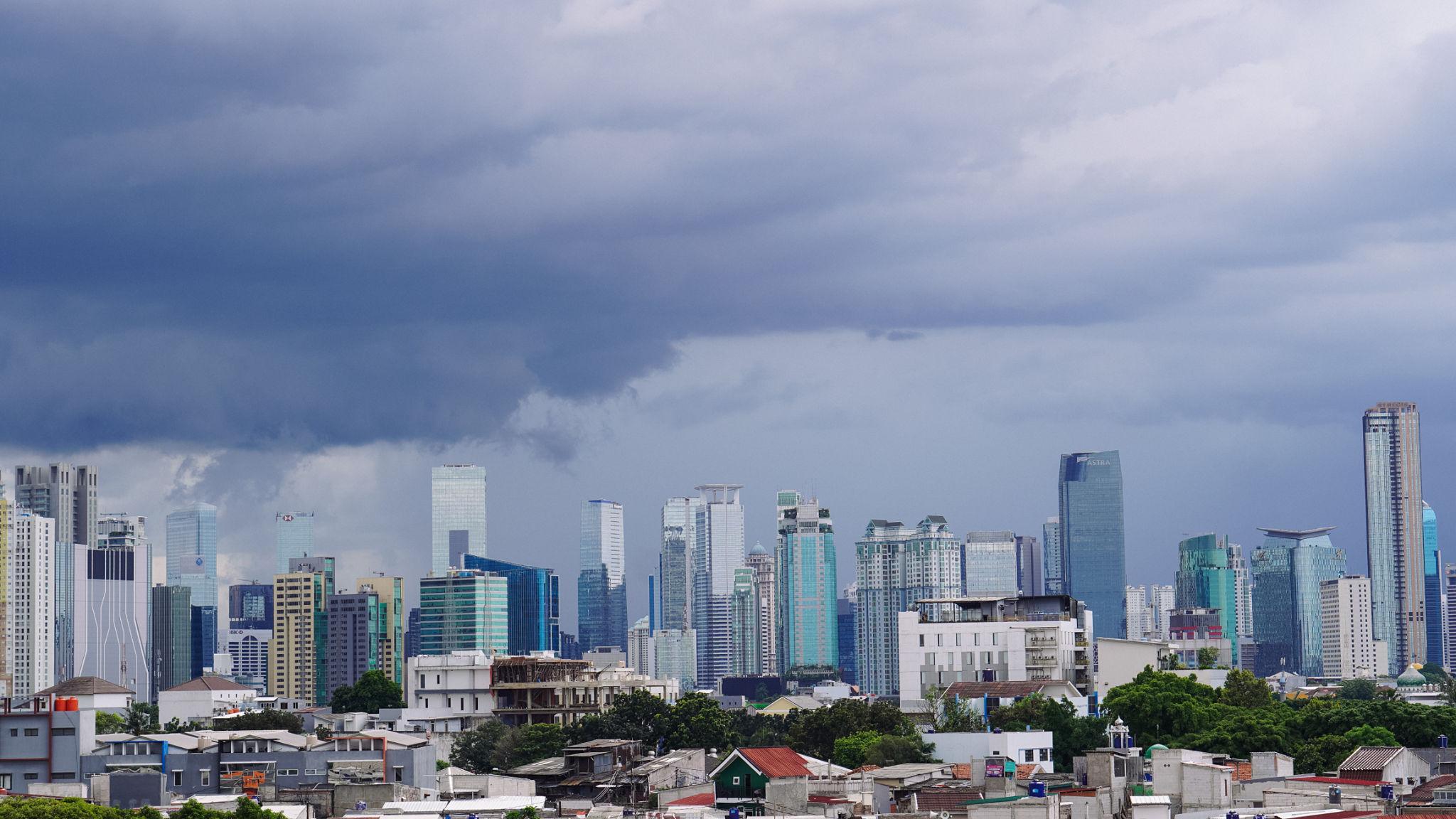 Cuaca Jakarta hari ini berawan tebal