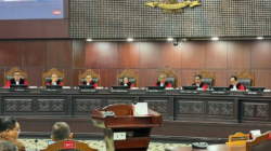 Suasana sidang di Mahkamah Konstitusi