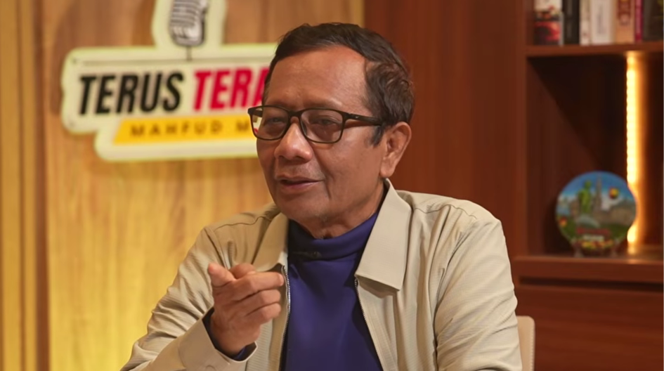 Mahfud MD saat membahas pergantian Kapolri Suyudi Ario Seto dan reformasi Polri.
