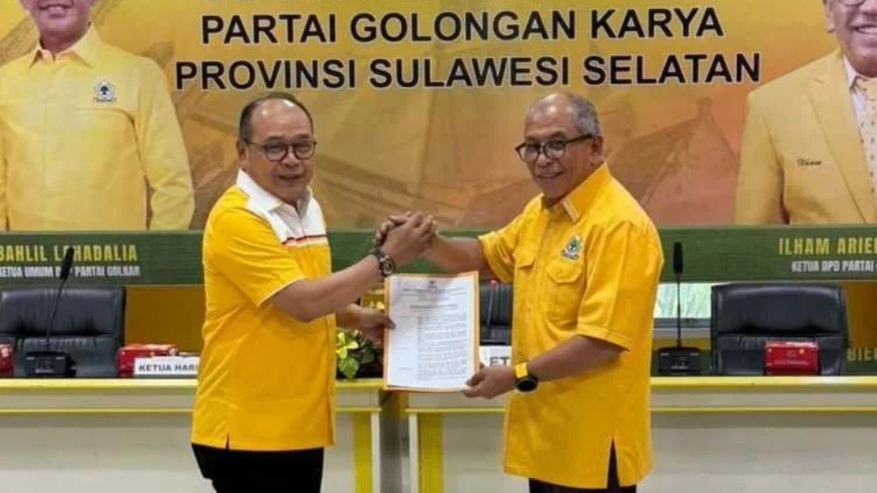 Supriansa resmi ditunjuk sebagai Plt Ketua Golkar Makassar oleh Ilham Arief Sirajuddin.
