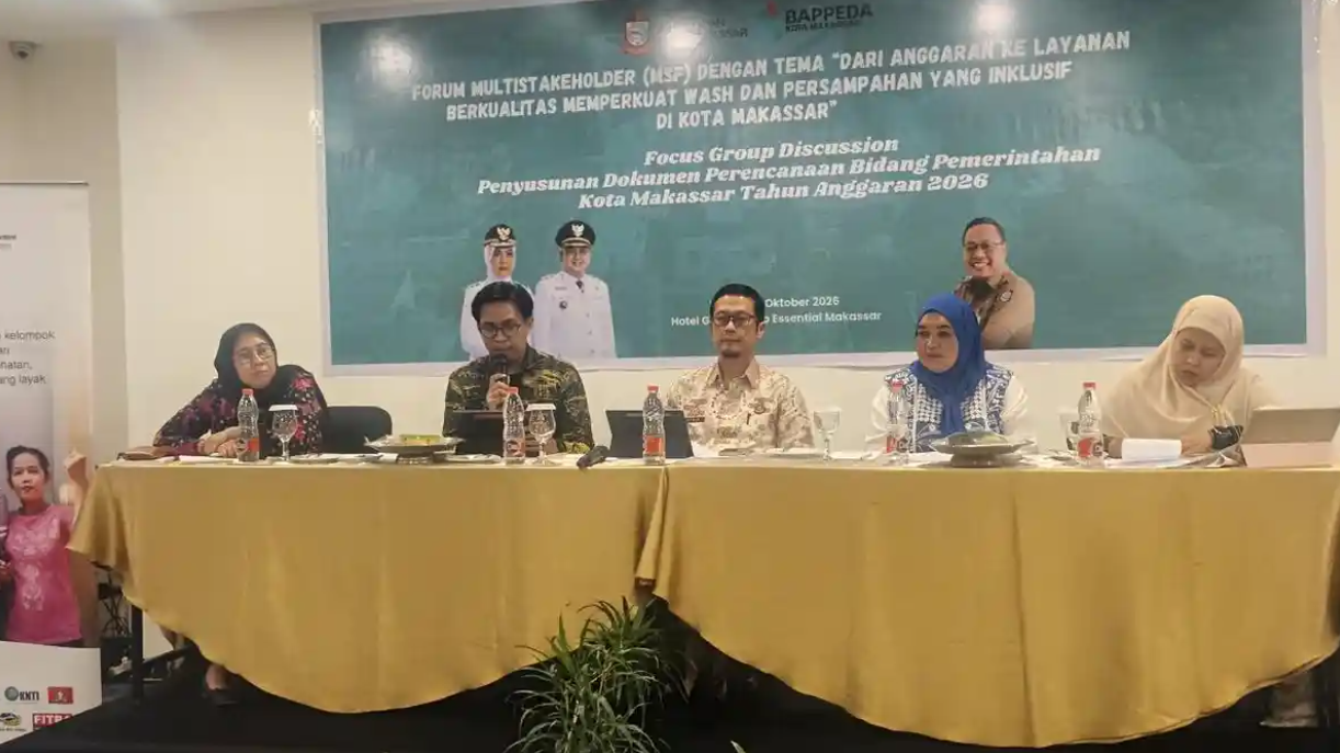 MSF Pemkot Makassar di Hotel Tulip, Jalan Sultan Hasanuddin. (Ist)