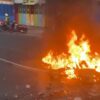 Dua Motor Geng Motor Dibakar Warga Usai Diadang di Jalan Makassar