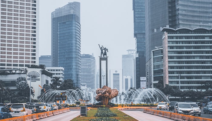 Ilustrasi Kota Jakarta.