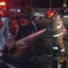 Mobil Terbakar Dekat Tugu Helikopter Cibinong, Diduga Akibat Korsleting