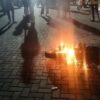 Diduga Ancam Ojol di Makassar, Sepeda Motor Geng Motor Dibakar