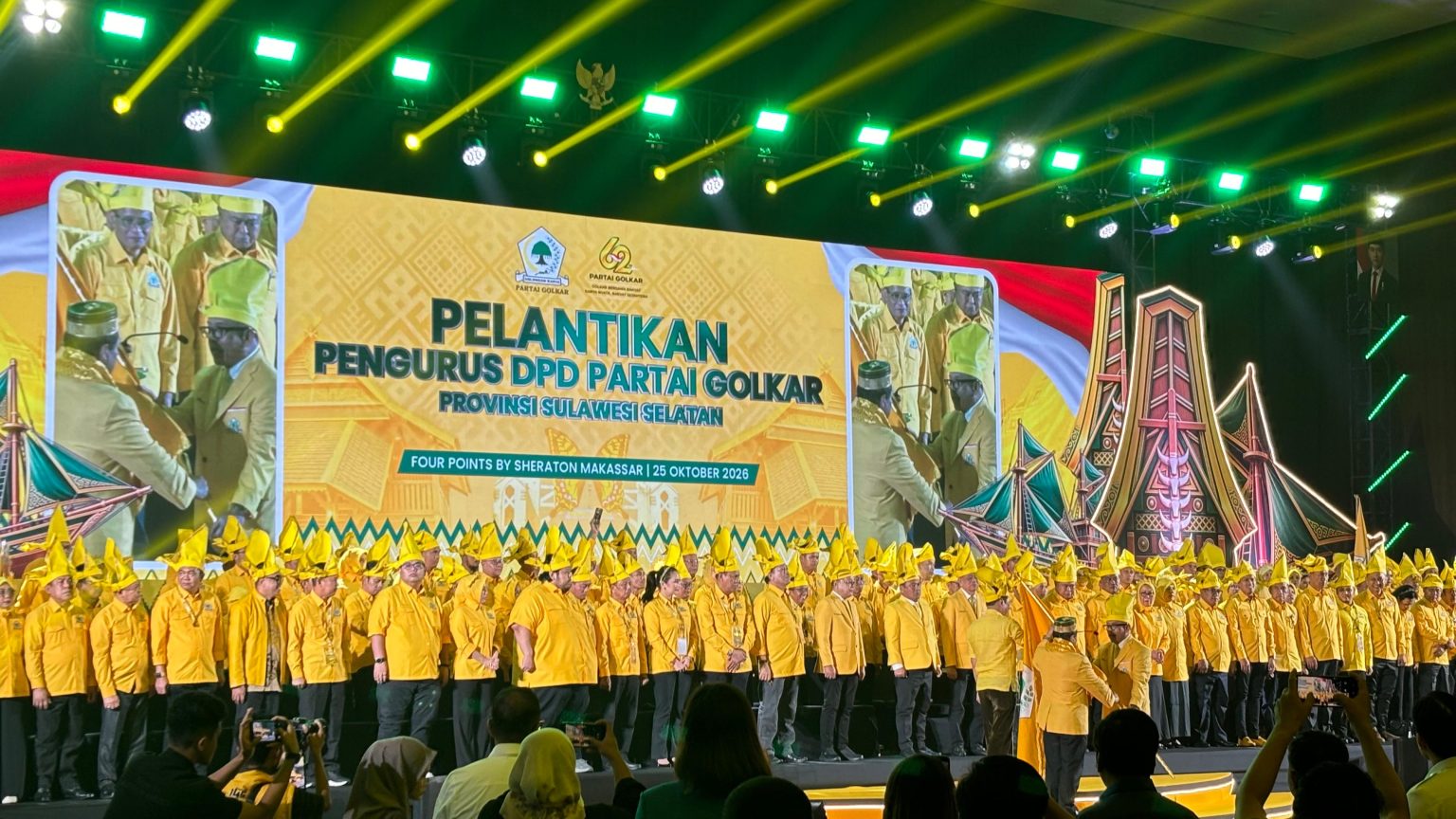 Pelantikan DPD Golkar Sulsel