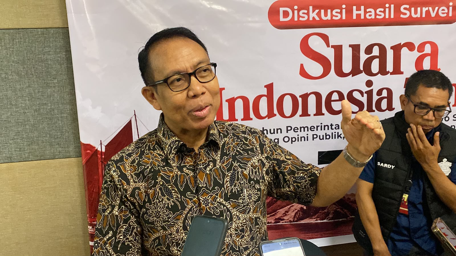 Kepala Pusat Penelitian Opini Publik, Demokrasi, dan Pengembangan LPPM Unhas, Prof Imam Mujahidin Fahmid. (Journalist Independent)