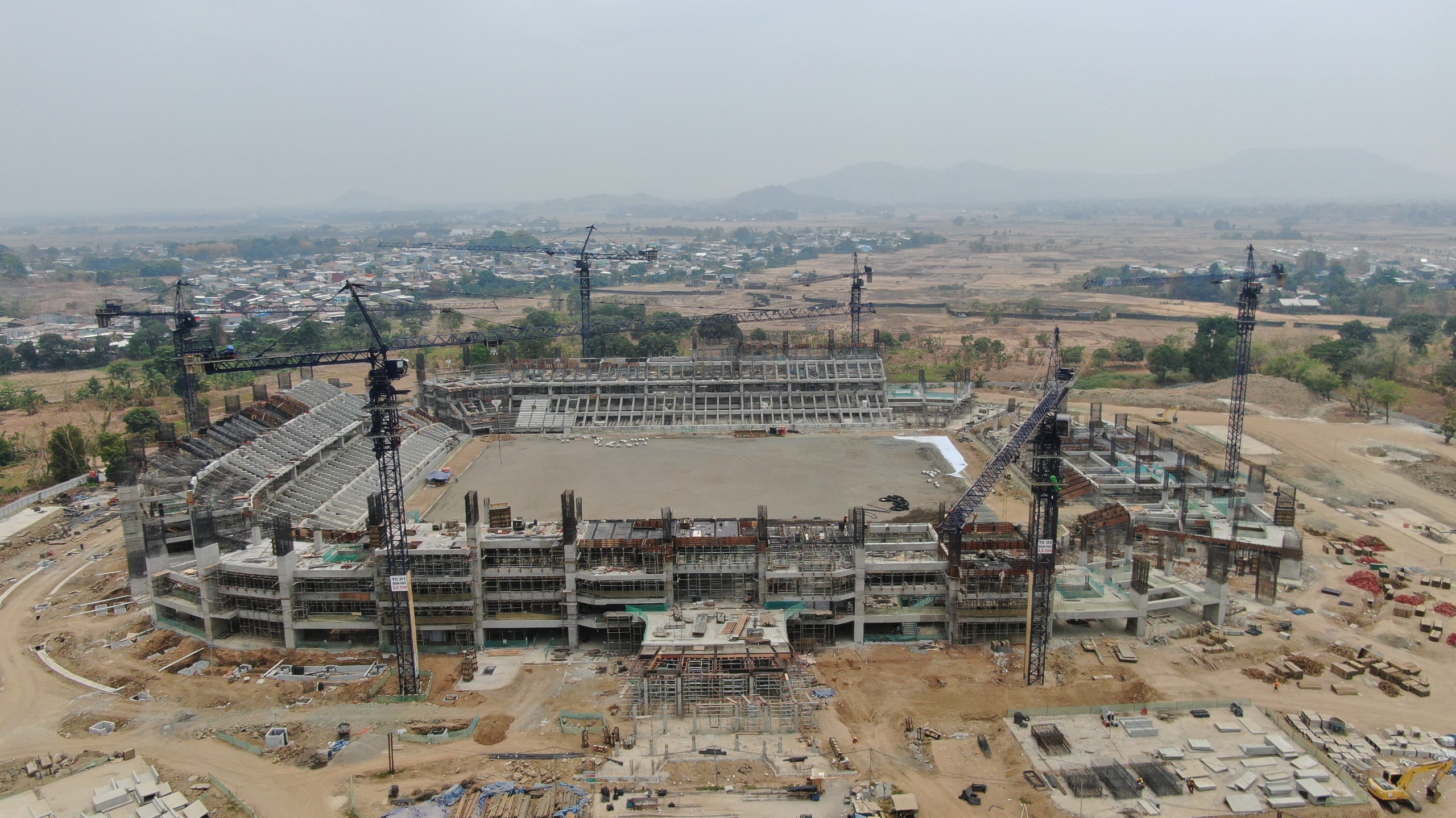Progres pembangunan Stadion Sudiang Makassar