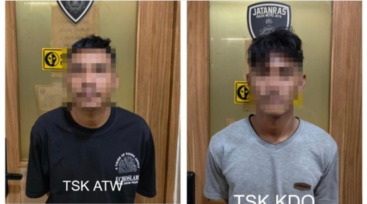 Dua pria berinisial KDO (22) dan ATW (27) telah ditangkap polisi terkait kematian korban.