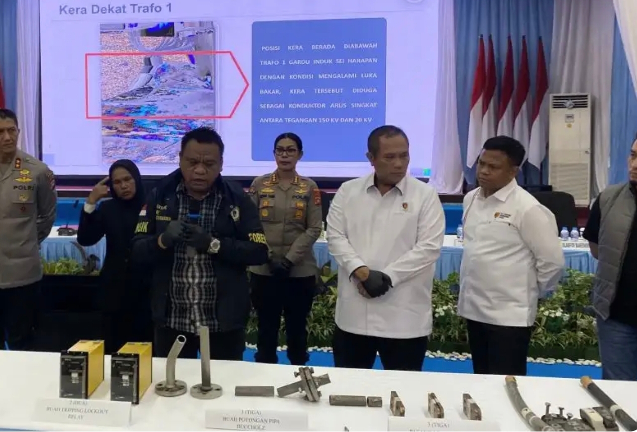 Penetapan tersangka blackout Batam.