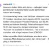 Meta AI Bongkar Permintaan dari Komdigi soal Pembatasan Konten Karhutla