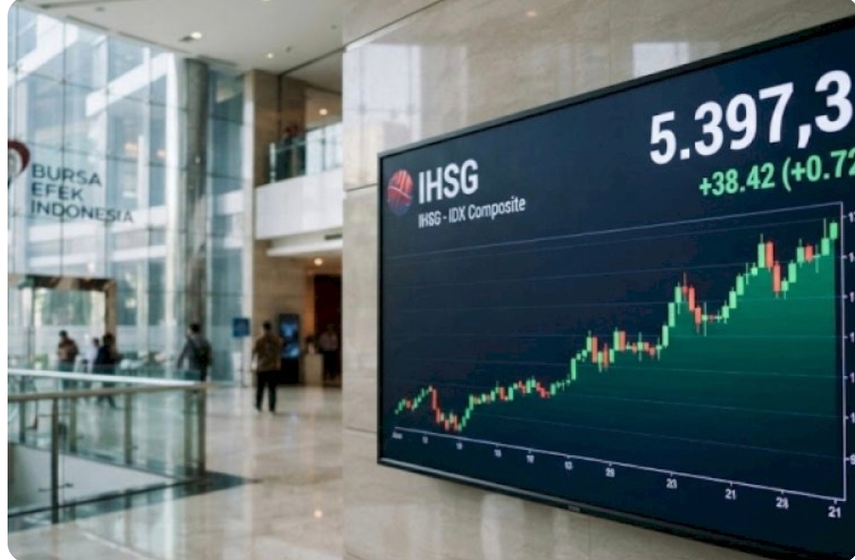 Ilustrasi Saham/IHSG
