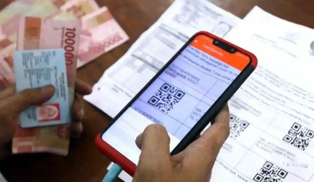 Ilustrasi aplikasi Cek Bansos