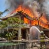 Gara-Gara Usir Laba-Laba Pakai Api, Vila Rp2 Miliar di Badung Terbakar