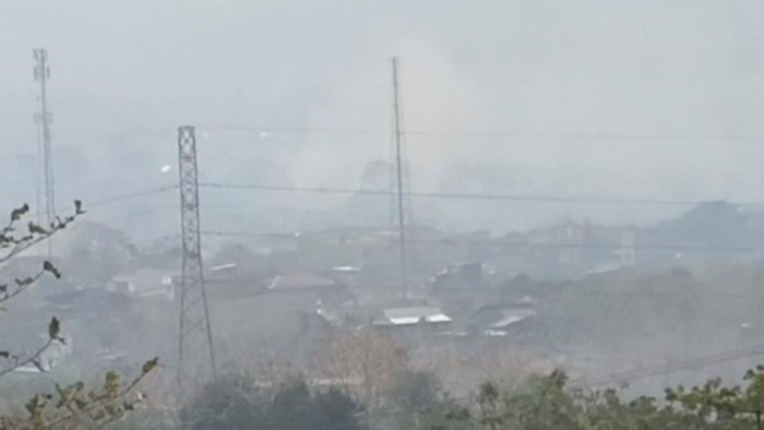 Kabut asap di Parepare, Sulawesi Selatan. Foto: (dok. istimewa)