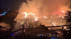 Pasar Batu-Batu Soppeng Sulsel Terbakar, Sisi Tengah Hangus Dilalap Api